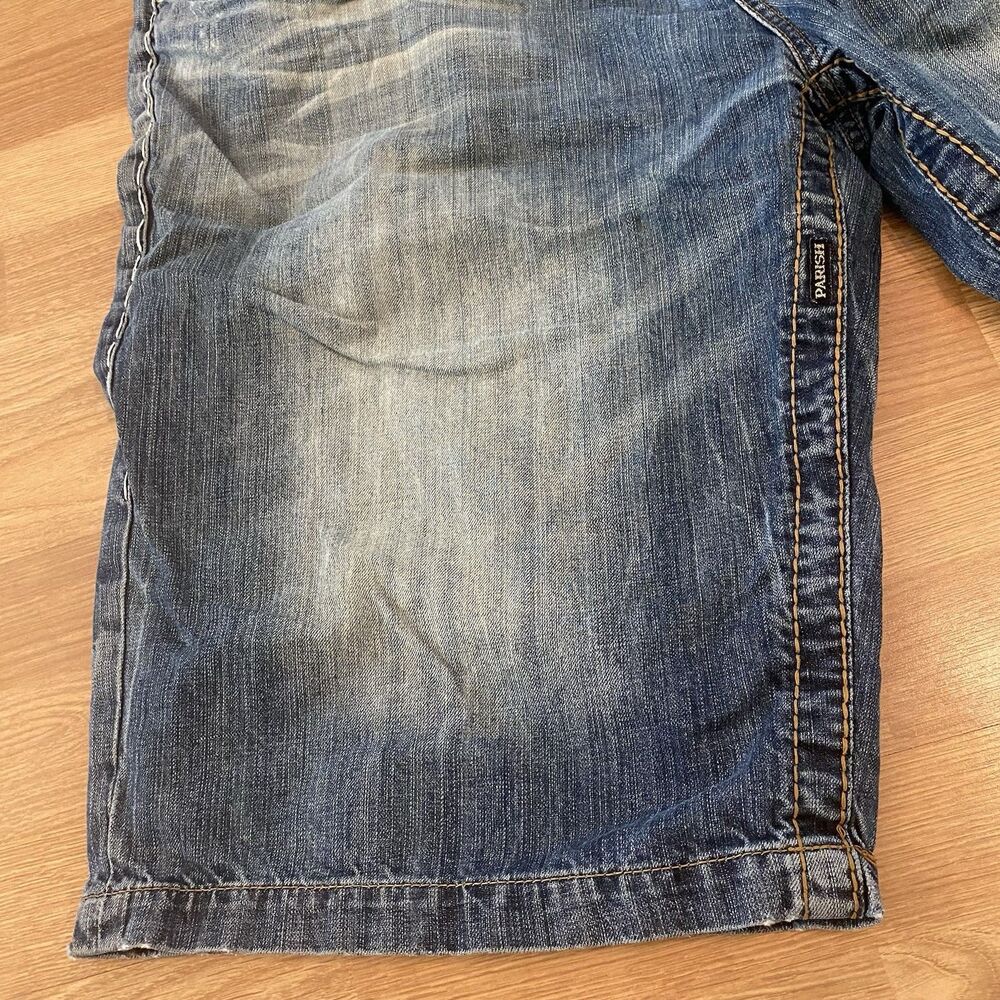 Parish Nation Baggy Jean Denim Shorts Men's 44 Relaxed Fit - Picture 6 of 16